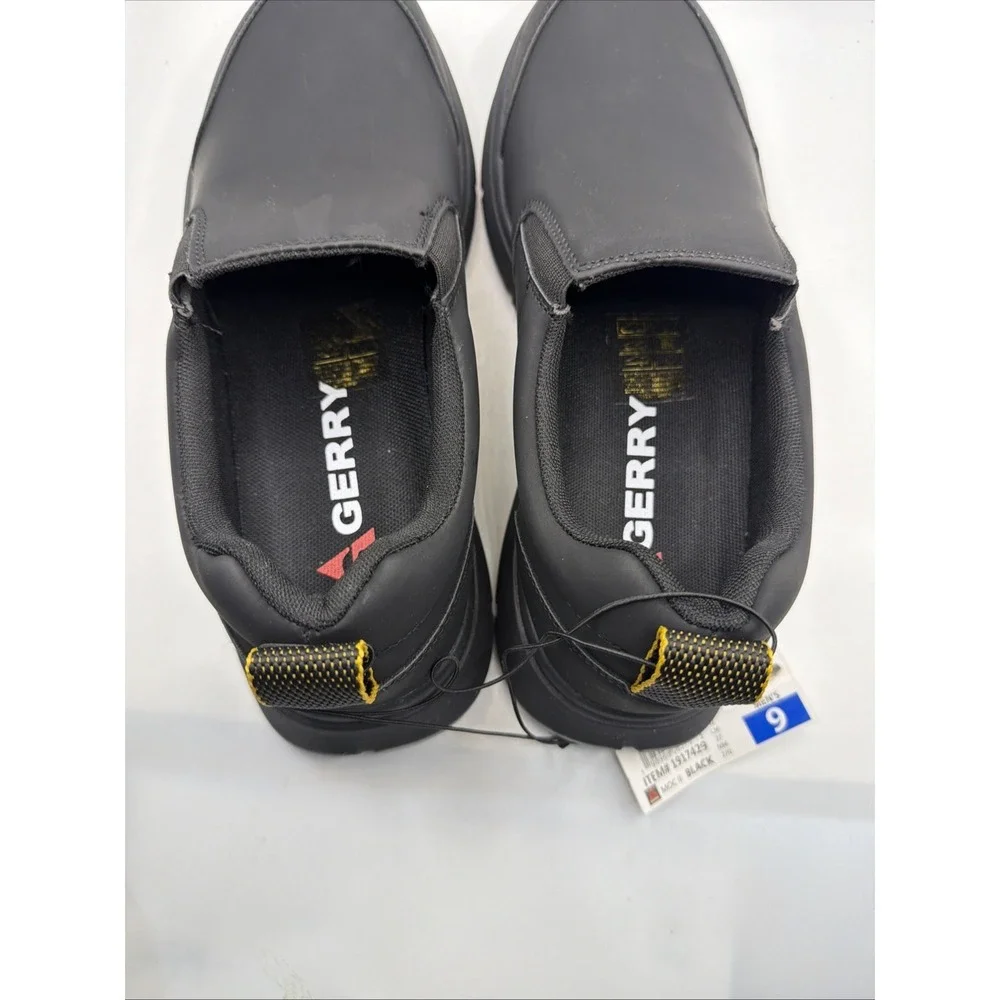 New Gerry Mens MOC II Black Slip On Shoes Hands Free Size 9‎ W/Box